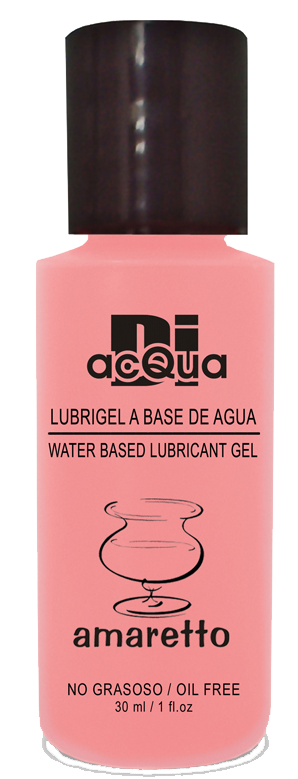 Lubrigel Base Agua Comestible 30 ml - Sabor Amaretto - DiAcqua