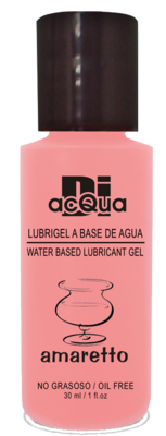 Lubrigel Base Agua Comestible 30 ml - Sabor Amaretto - DiAcqua