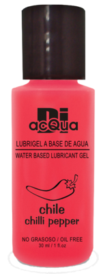 Lubrigel Base Agua Comestible 30 ml - Sabor Chile - DiAcqua