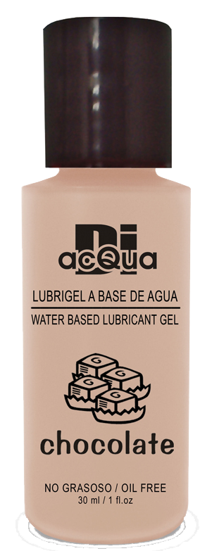 Lubrigel Base Agua Comestible 30 ml - Sabor Chocolate - DiAcqua