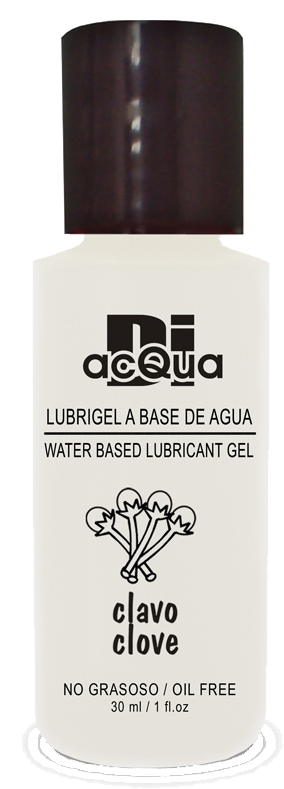Lubrigel Base Agua Comestible 30 ml - Sabor Clavo - DiAcqua