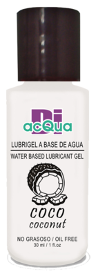 Lubrigel Base Agua Comestible 30 ml - Sabor Coco - DiAcqua