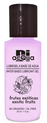 Lubrigel Base Agua Comestible 30 ml - Sabor Frutas Exóticas - DiAcqua