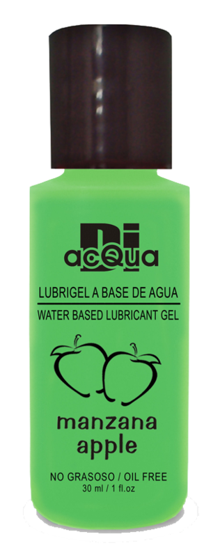 Lubrigel Base Agua Comestible 30 ml - Sabor Manzana - DiAcqua