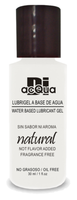 Lubrigel Base Agua Comestible 30 ml - Sabor Natural - DiAcqua