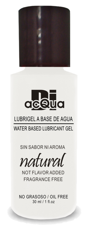 Lubrigel Base Agua Comestible 30 ml - Sabor Natural - DiAcqua