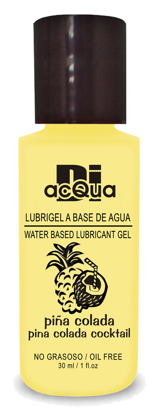 Lubrigel Base Agua Comestible 30 ml - Sabor Piña Colada - DiAcqua