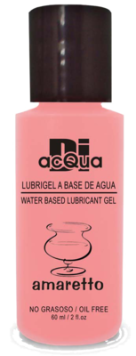 Lubrigel Base Agua Comestible 60 ml - Sabor Amaretto - DiAcqua