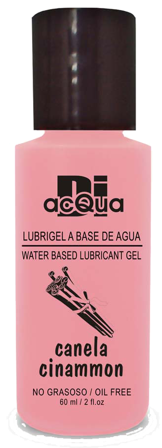 Lubrigel Base Agua Comestible 60 ml - Sabor Canela - DiAcqua