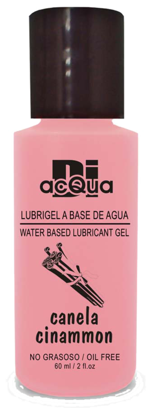 Lubrigel Base Agua Comestible 60 ml - Sabor Canela - DiAcqua