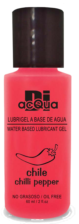 Lubrigel Base Agua Comestible 60 ml - Sabor Chile - DiAcqua