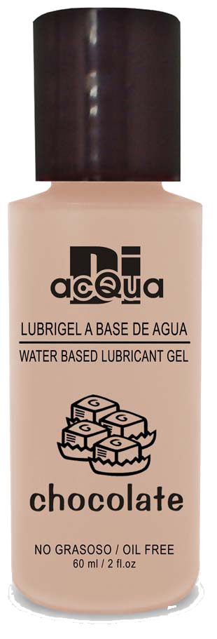 Lubrigel Base Agua Comestible 60 ml - Sabor Chocolate - DiAcqua