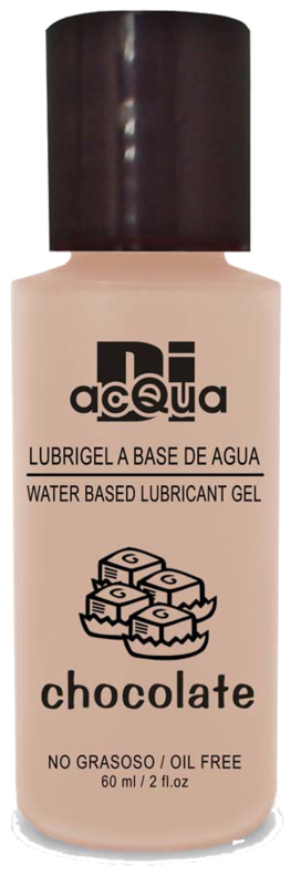 Lubrigel Base Agua Comestible 60 ml - Sabor Chocolate - DiAcqua