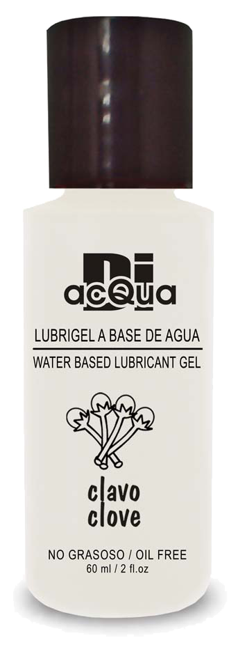 Lubrigel Base Agua Comestible 60 ml - Sabor Clavo - DiAcqua