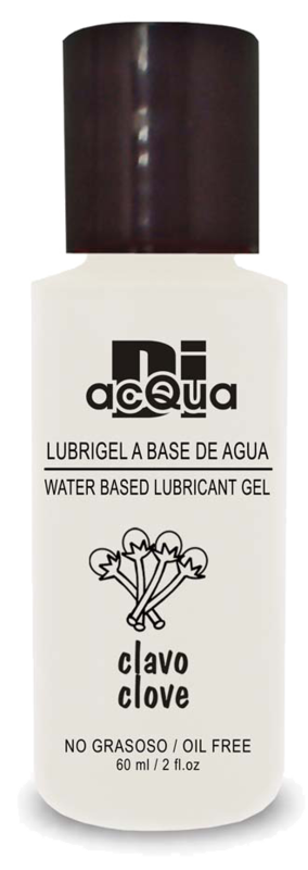 Lubrigel Base Agua Comestible 60 ml - Sabor Clavo - DiAcqua