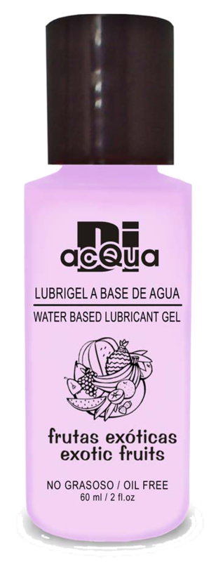 Lubrigel Base Agua Comestible 60 ml - Sabor Frutas Exóticas - DiAcqua