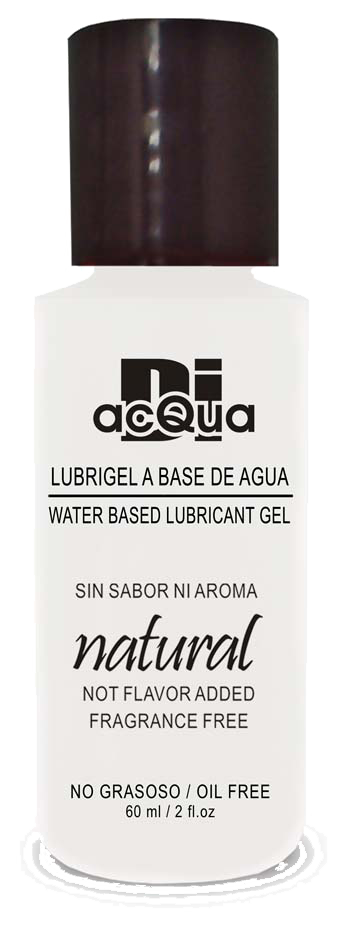 Lubrigel Base Agua Comestible 60 ml - Sabor Natural - DiAcqua