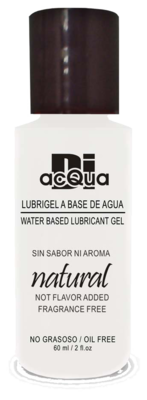 Lubrigel Base Agua Comestible 60 ml - Sabor Natural - DiAcqua