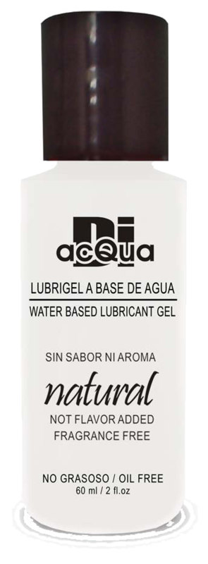 Lubrigel Base Agua Comestible 60 ml - Sabor Natural - DiAcqua