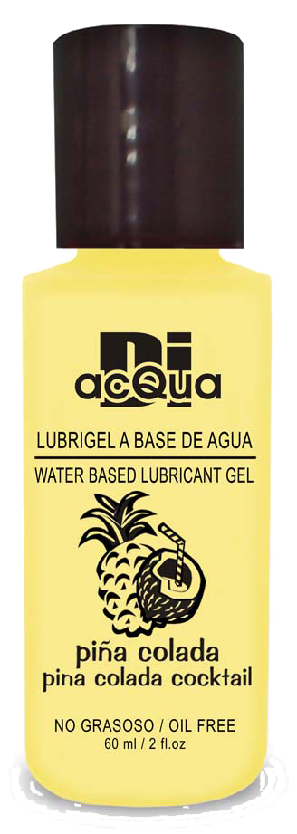 Lubrigel Base Agua Comestible 60 ml - Sabor Piña Colada - DiAcqua