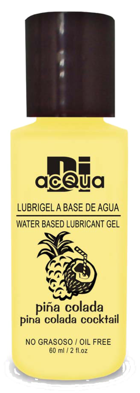 Lubrigel Base Agua Comestible 60 ml - Sabor Piña Colada - DiAcqua