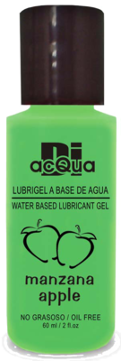 Lubrigel Base Agua Comestible 60 ml - Sabor Manzana - DiAcqua