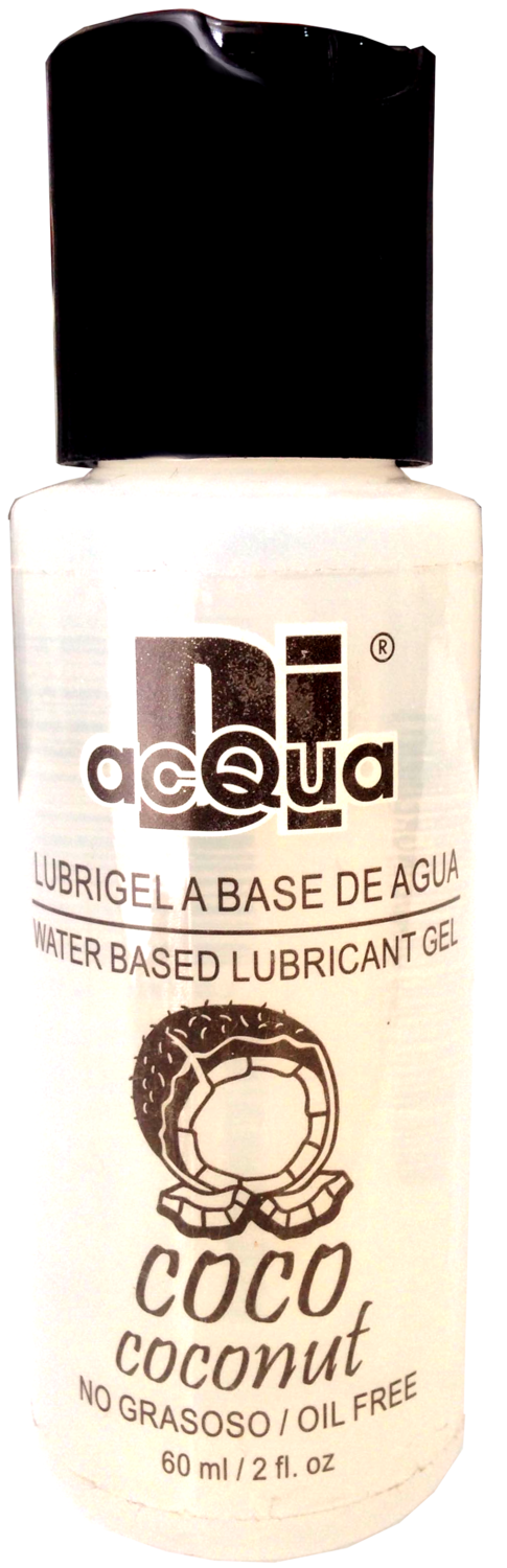 Lubrigel Base Agua Comestible 60 ml - Sabor Coco - DiAcqua