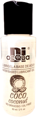 Lubrigel Base Agua Comestible 60 ml - Sabor Coco - DiAcqua