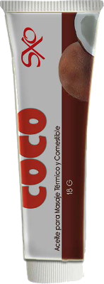 Aceite para Masaje 18 ml Sabor Coco - SXO