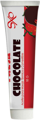 Aceite para Masaje 18 ml Sabor Fresa con Chocolate - SXO