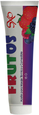 Aceite para Masaje 18 ml Sabor Frutos - SXO