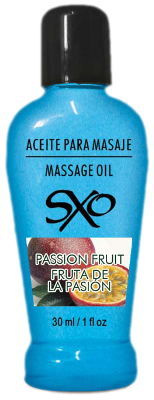 Aceite para Masaje 30 ml Sabor Fruta de la Pasión - SXO