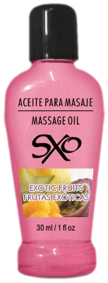 Aceite para Masaje 30 ml Sabor Frutas Exóticas - SXO