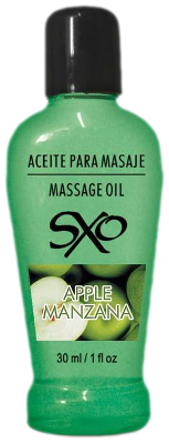Aceite para Masaje 30 ml Sabor Manzana - SXO
