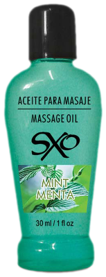 Aceite para Masaje 30 ml Sabor Menta - SXO