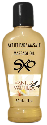 Aceite para Masaje 30 ml Sabor Vainilla - SXO