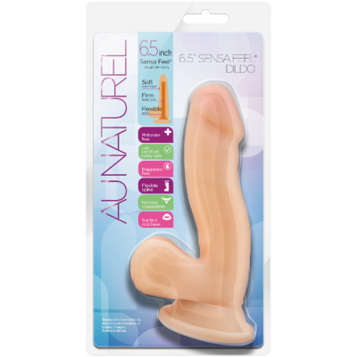 6.5&quot; Sensa Feel Dildo - Aunaturel - Blush Novelties