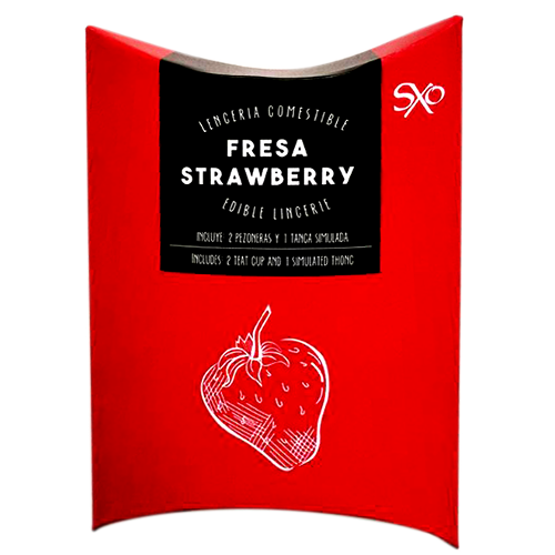 Lencería Comestible (Sabor Fresa) - SXO