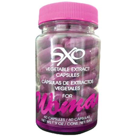 Cápsulas de Extracto Vegetal para Mujer - Tratamiento Afrodisíaco - SXO