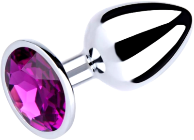 Plug Diamante Metal- Circulo Mediano