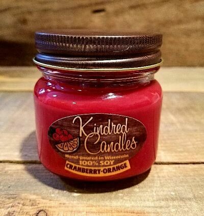 Kindred Candles Cranberry Orange Soy Candle