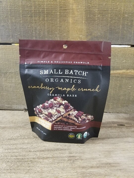 Small Batch Organics Cranberry Maple Crunch Granola Bark