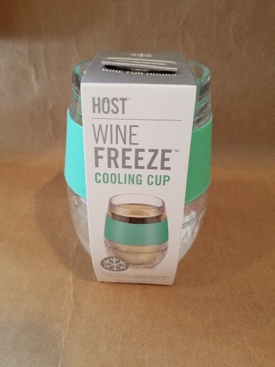 Freeze Teal Wine Glass