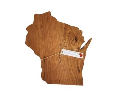 WI State Cheese Board Small Cherry