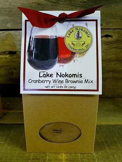 Lake Nokomis Cranberry Wine Brownies