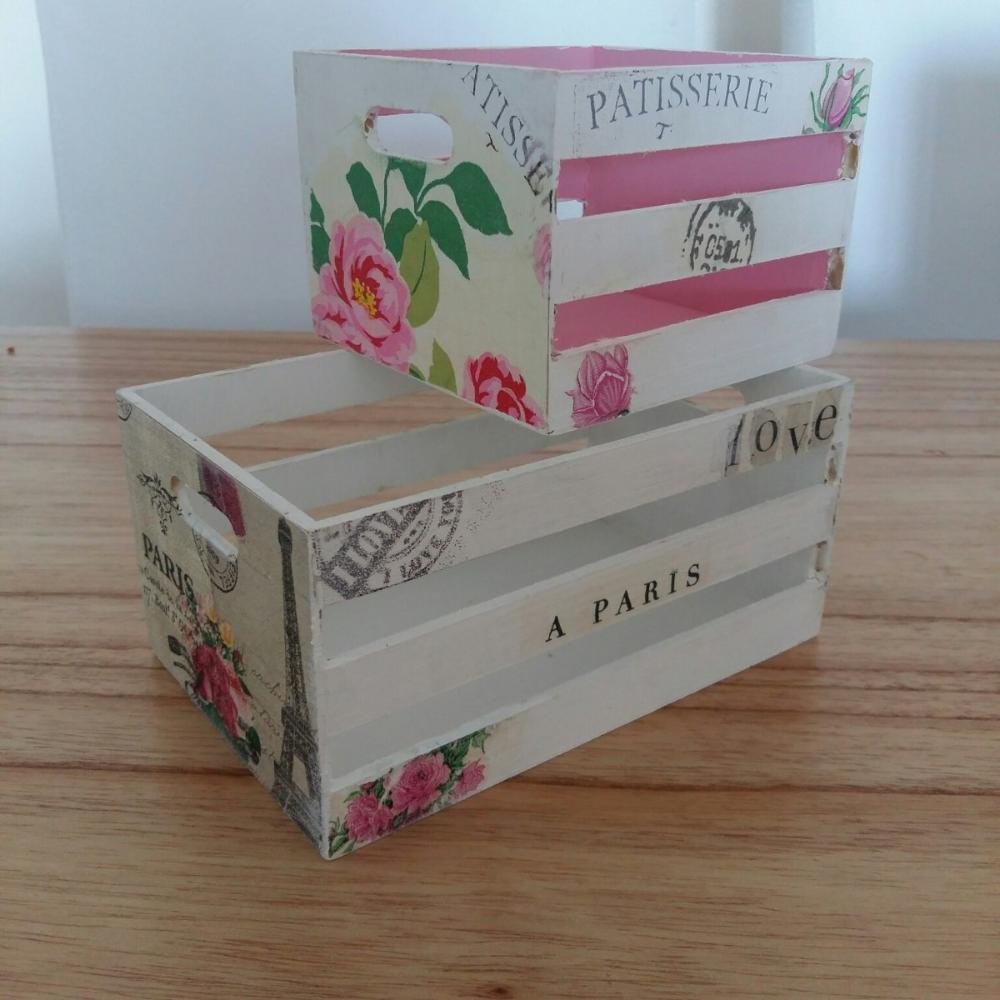Cajón de frutas MDF de 15*30*10cm.