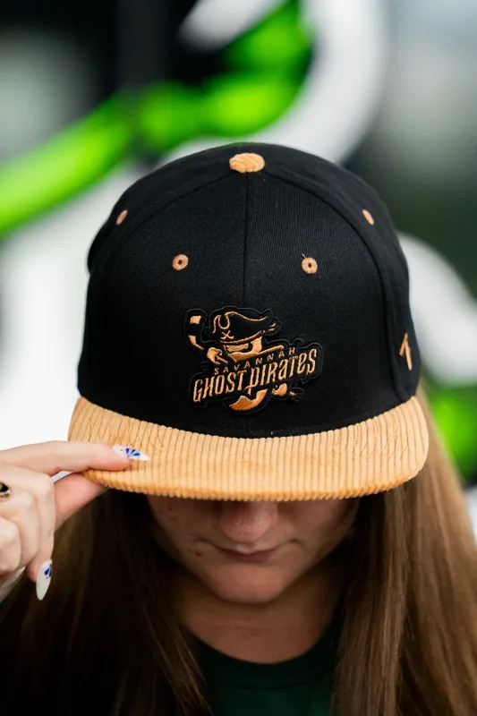 Savannah Ghost Pirates Hook Black/Russet Hat
