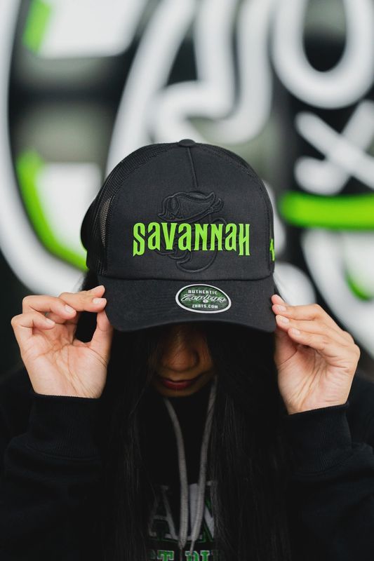 Savannah Ghost Pirates Asset Black Dassie PUFF Hat