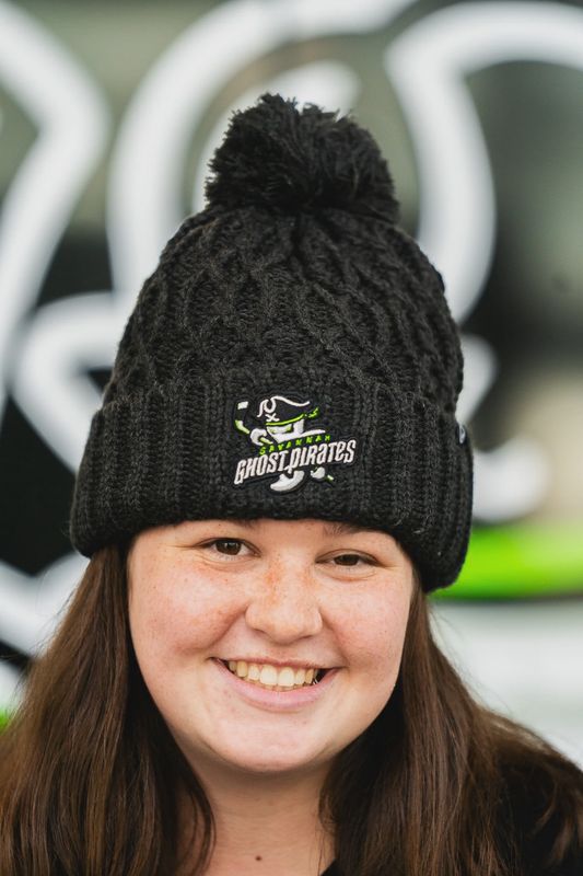 Savannah Ghost Pirates Zephyr Black Mystic Beanie