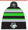 Ghost Pirates Striped Pom Secondary Beanie